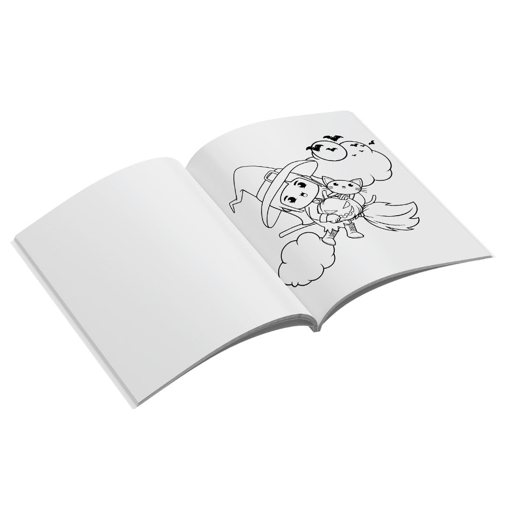 The Kids Halloween Coloring Book