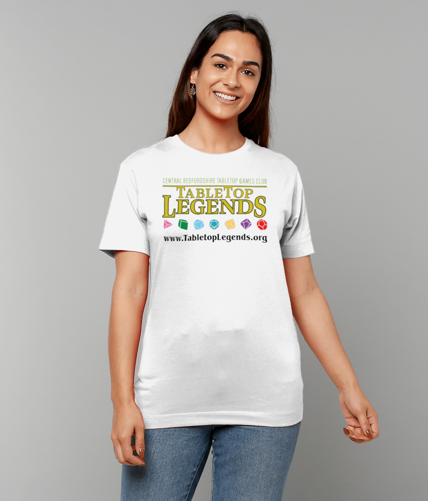 Tabletop Legends Logo T-Shirt (White)