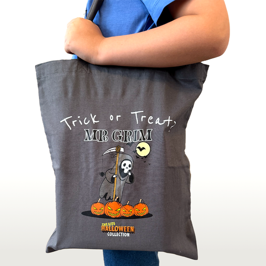 The Mr Grim Trick or Treat Tote Bag