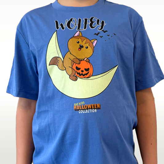 The Kids Halloween Collection: Wolfey Kids T-Shirt